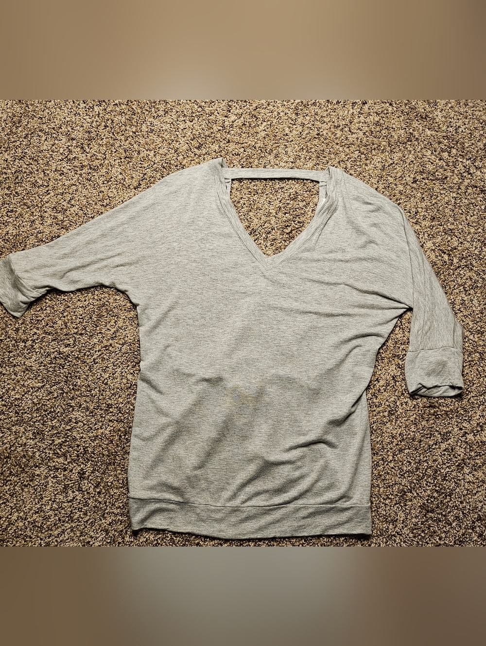 Market & Spruce Heather Gray Pullover Top